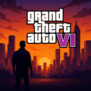 GTA 6 Release Verzögerung – symbolisches Beitragsbild mit urbanem Nachtmotiv und Spannungsatmosphäre